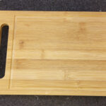 medium cutting board with one side engraved