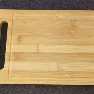 medium cutting board with one side engraved