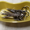 bowl of scissors