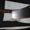 meat cleaver after sanding