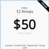 pro set of 12 knives