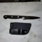 3.5in paring knife with kydex sheath
