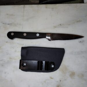 3.5in paring knife with kydex sheath