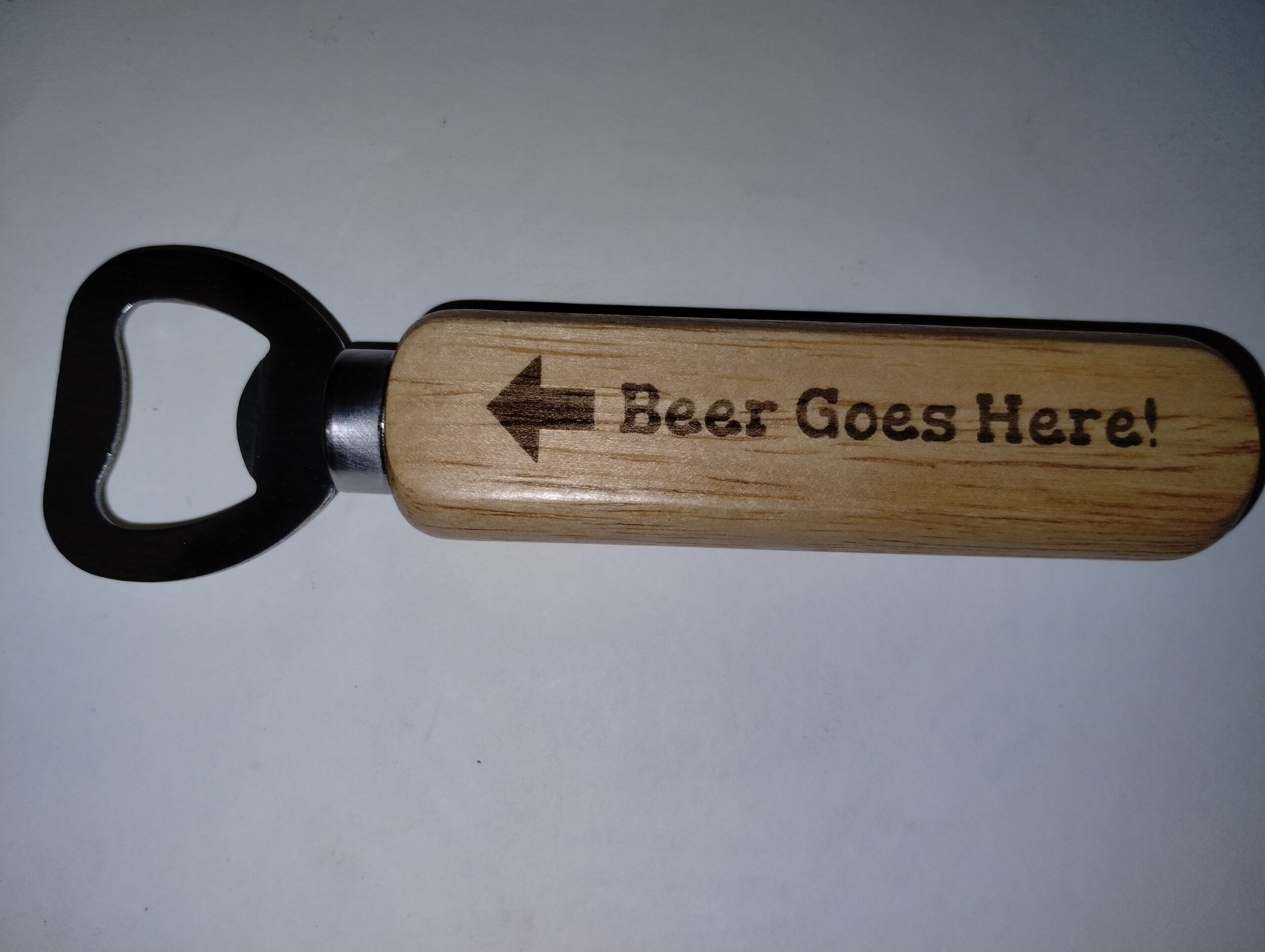 laser engraved bottle opener