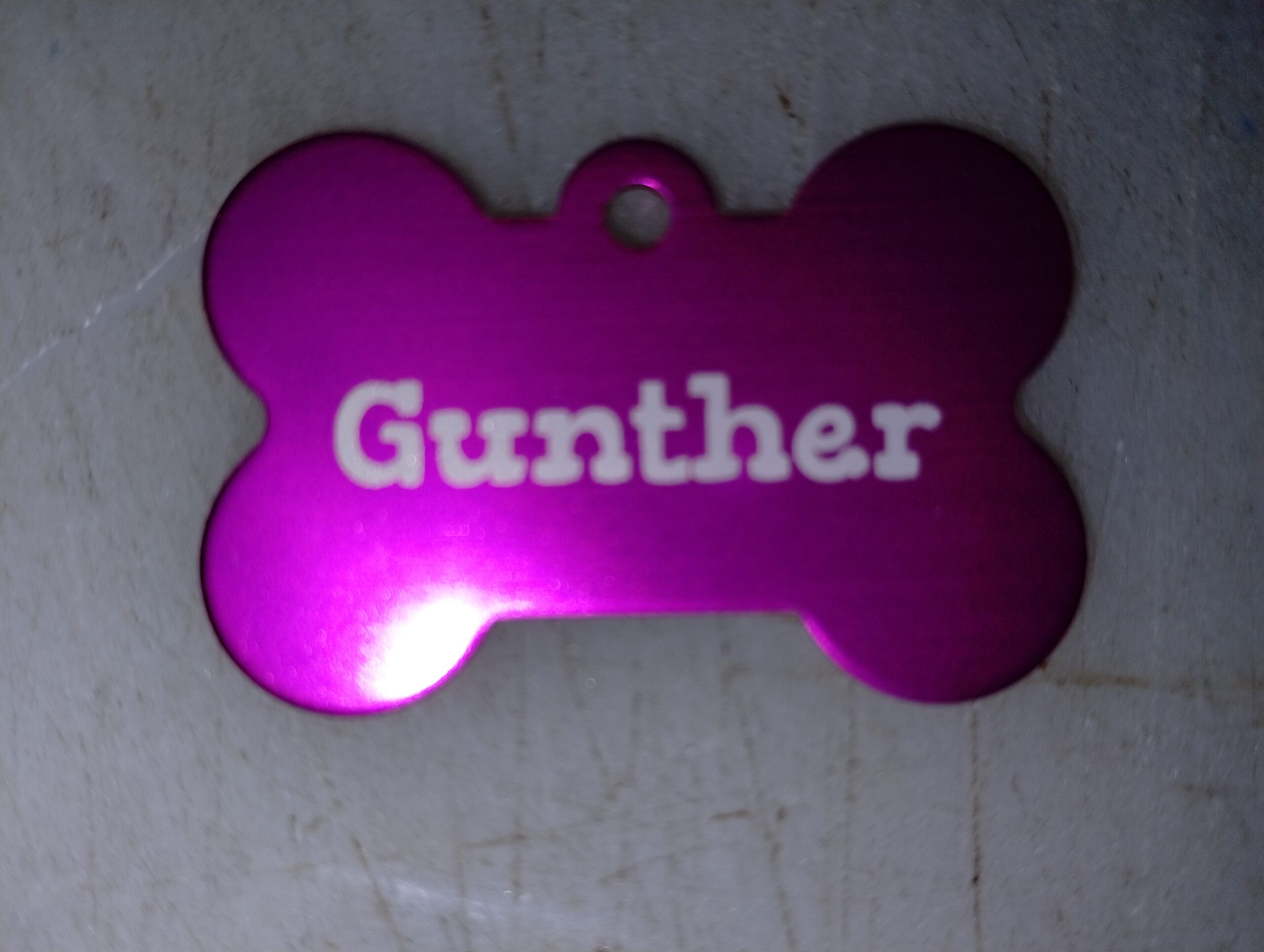 Custom Engraved dog tag