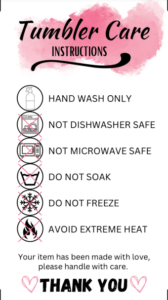Tumbler Care Guide