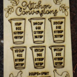 laser engraved fridge magnets