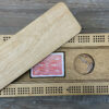 laser cut & engraved cribbage board