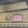 laser cut & engraved cribbage board