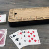laser cut & engraved cribbage board