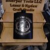 laser engraved hip flask 8oz