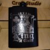 laser engraved hip flask 8oz