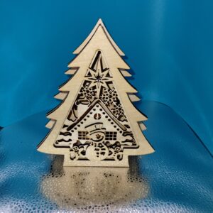 snowman tea light holder
