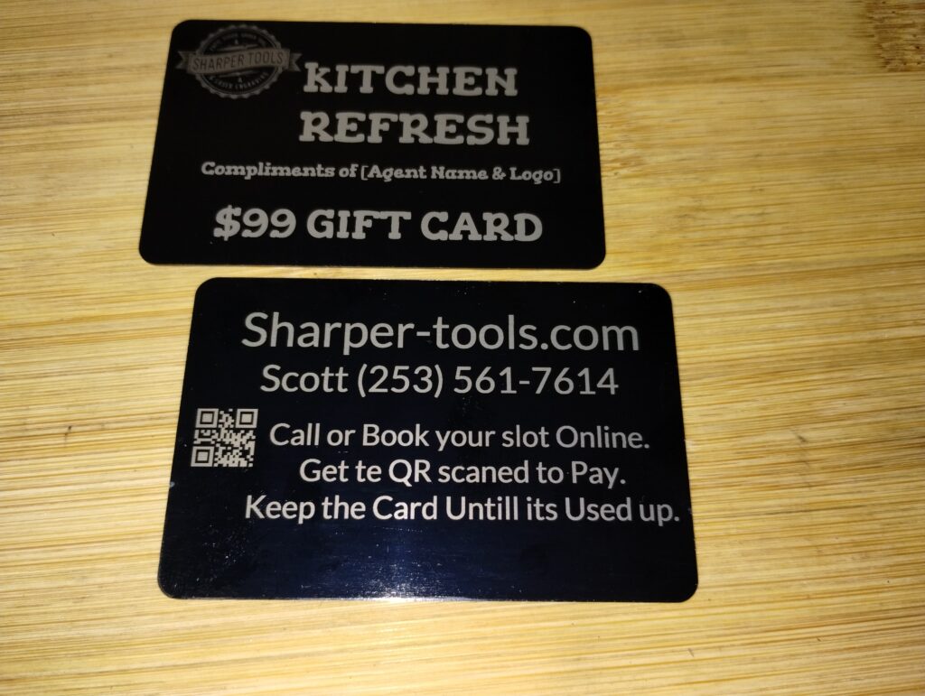 made to order metal gift cards