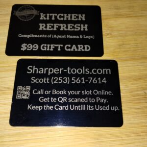 made to order metal gift cards