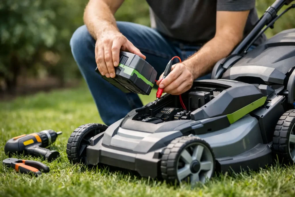 Battery Lawn Mower Troubleshooting Steps