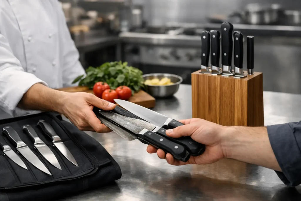 Restaurant Knife Swap Program Example