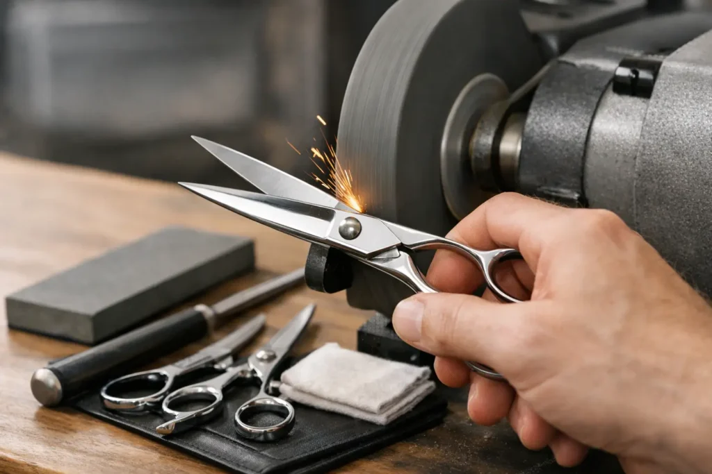 Scissor Sharpening Maintenance Guide