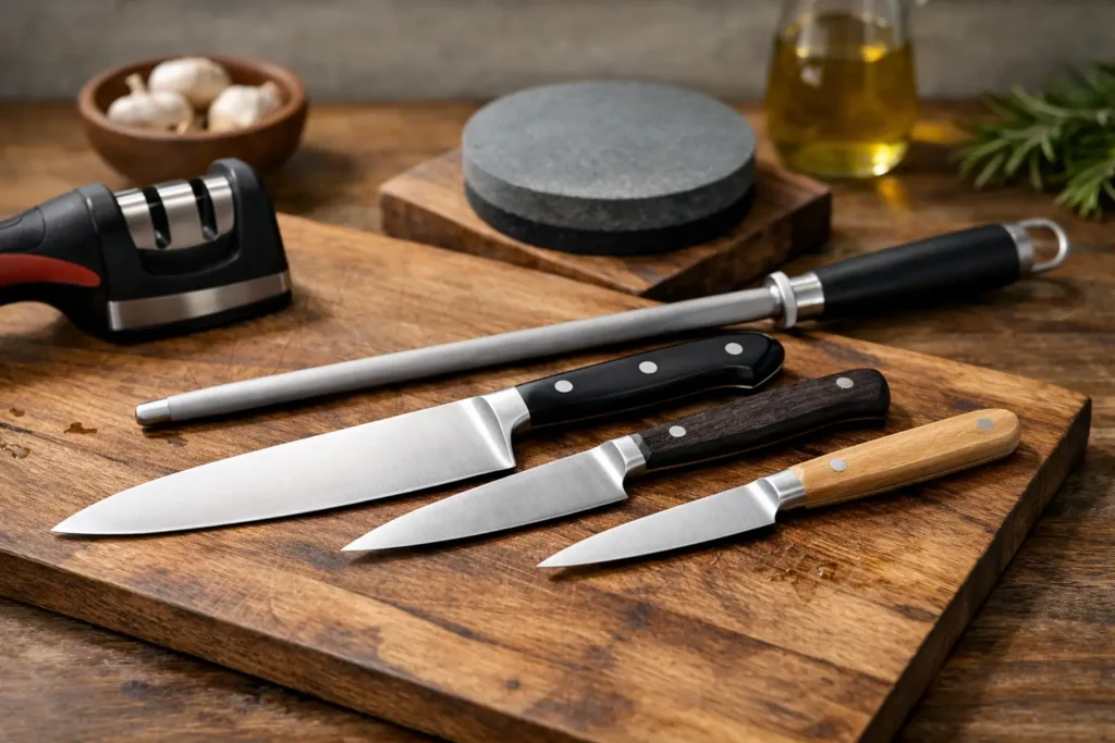 Best Kitchen Knives for Sharpening at Home