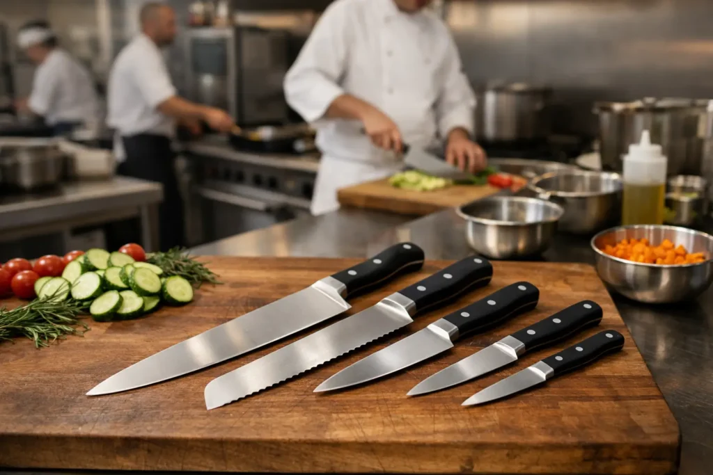 Commercial Kitchen Knife Guide for Busy Teams
